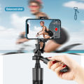 Remax L16 Tripod Bluetooth Selfie Stick Gimbal Stabilizer Camera Tripod 1600mm with Remote Control Gimbal Stabilizer. 
