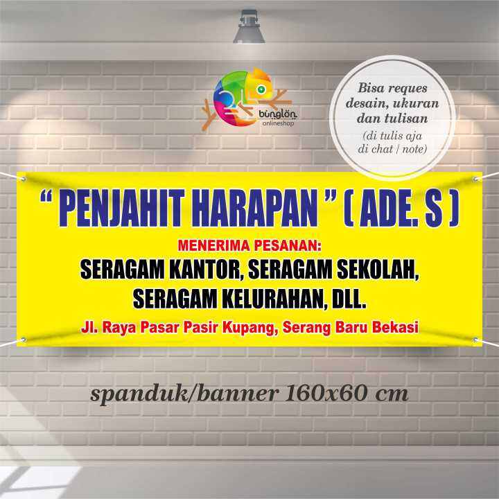 Spanduk Banner Penjahit, Spanduk Tailor, Spanduk Penjahit | Lazada ...