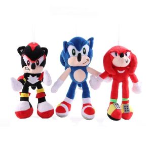 3pcs/lot SONIC Plush Doll The Hedgehog Plush Toy Animal Stuffed Plush Doll Toys Anime Game Doll Children Birthday Gifts Party Decoration