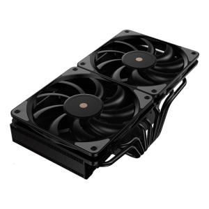 Advanced PC Cooling 7 Heat Pipes 2-Fan Configuration 250W TDP Black Matte Finish LGA1700 AM5 Socket Support