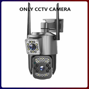 GOOD CCTV FREE 4G SIM Card V380 Pro Dual Lens CCTV 4K 8MP PZT CCTV Wireless WIFI Outdoor IP66 Waterproof 360 Closed Circuit TV Home Full Color Night Vision Monitoring Camera with Audio and Speakers WiFi Closed Circuit TV Surveillance Camera Night Vision