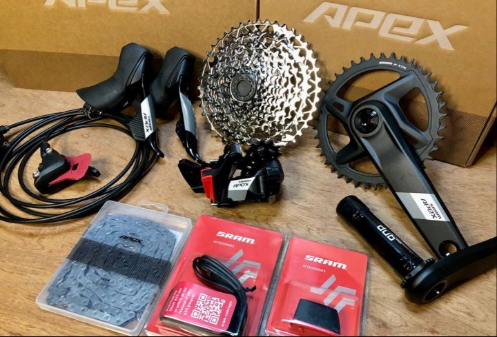 SRAM APEX AXS Bicycle Groupset XPLR 40T x 170mm Wide with PG-1231