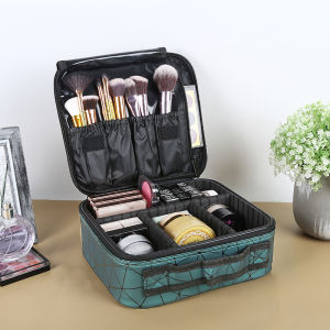 Waterproof Makeup Case Professional Box Portable Womens Cosmetic Bag For Travel Estuche Para Maquillaje Makeup Organizer Bag2026
