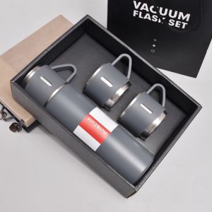 SG【READY STOCK】500ml Bullet Double-layer Stainless Steel Vacuum Thermos Cup Coffee Tumbler Business Travel Mug Water Bottle teachers day gift set