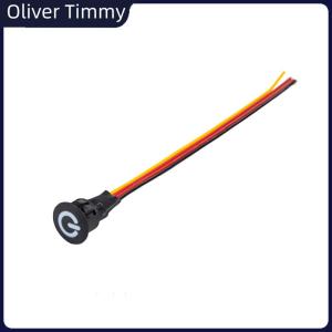 [Oliver Timmy] ปุ่มเซ็นเซอร์สัมผัสหรี่แสงได้10 13 16มม. สวิตช์ควบคุมสำหรับ DC5V 12V 24V ตู้เสื้อผ้าทางเดินไฟ LED