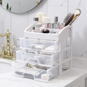 Laci rak kosmetik rak make up storage kotak kosmetik multifungsi make up organizer