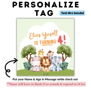 10pcs Animal Theme Thank You Paper Bag with handle Gift food Cookies Packaging Party Wedding Baby Shower Birthday goodies Door Gift Event