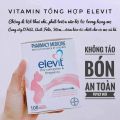 Elevit chính hãng Úc – Vitamin bà bầu - Mẹ Khỏe - Bé Khỏe (100 viên). 
