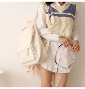 MUJI series large capacity backpack for women in South Korea Harajuku ulzzang high school backpack high school ins style backpack