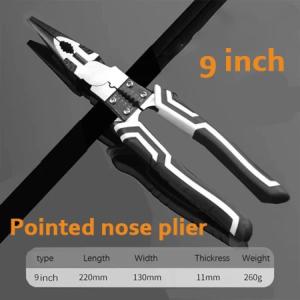 10 In 1 Multipurpose Electrician Pliers Wire Stripper Wire Cutter Diagonal Pliers Cable Cutting Tool
