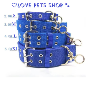 Vòng cổ Chó 2 lớp siêu dày có khoen móc xoay 360 độ (mẫu mới) - Love Pets Shop