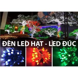 Led Đúc F5 12V đế 9 ly Chống Nước Ngoài Trời Quấn Cây Làm Biển Chữ Trang Trí Sân Vườn