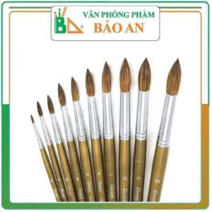 Cọ vẽ màu nước đầu tròn số 0 Pentel ZBS1-0 - Văn phòng phẩm Bảo An