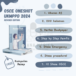 Buku Osce Ukmppd Oneshot Free Kumpulan Resep A5 Soft Cover