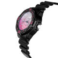 Casio (LRW-200H-4EVDR) Black Resin Strap 100 Meter Quartz Watch for Women. 