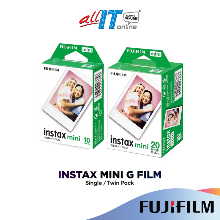 Fujifilm Film Instax Mini G Paper 10s Single Twin Pack Fujifilm