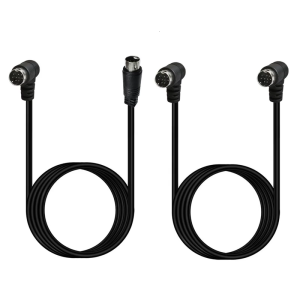 Reliable 9Pin Mini DIN Male to Male S Video Cable for Video Transmission in TV Monitoring Projector 19.69in/70.87in