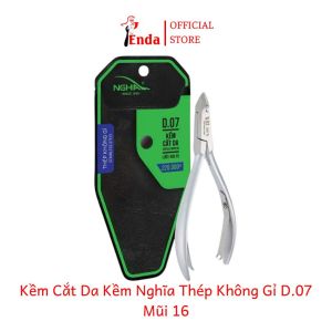 Kềm cắt da D.07 thép không gỉ của Kềm Nghĩa lưỡi kềm sắc mỏng bén ngọt độ bền lâu dài EN289