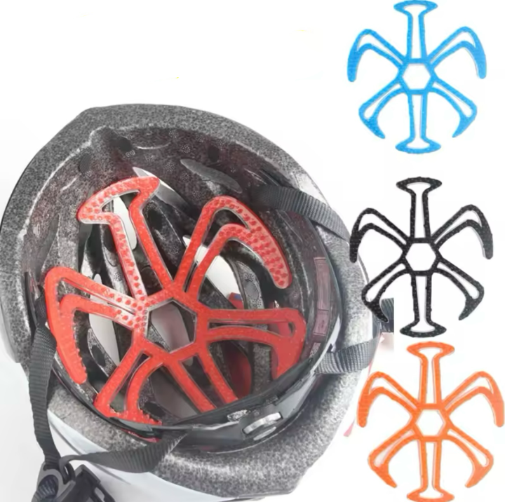 helmet padding lazada Riding Universal Flexible Helmet Inner Silicone Pad Soft Breathable Liner  Pad Safety Helmet Padding Bike Accessories