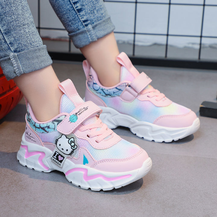 New Sneakers For Kids Girl Cartoon Hello Kaitrtey Fashion Sweet