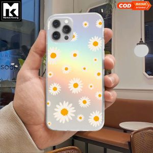 Case Hologram VIVO Y12 Y12i Y15 Y17 Y20 Y12S Y20S Y20SG Y21 Y21A Y21S Y21E Y21T Y33S Y33T Motif ( FLWR ) Softcase Hologram Bening Tebal - Clear Case 2MM - Sofkes Hp - Kesing Lucu - Casing Viral