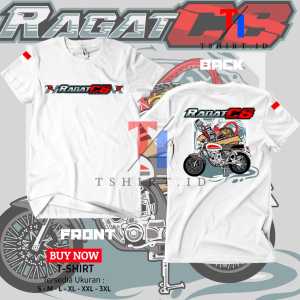 TERLARIS T-Shirt Kaos Ragat CB kaos cb honda gank cb biru kaos distro bisa COD free stiker