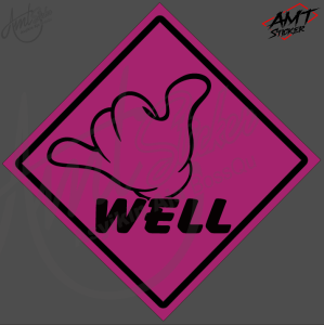Gantungan Kaca Mobil/Pick Up/Truk Akrilik - Stiker Cutting - Bebas Custom