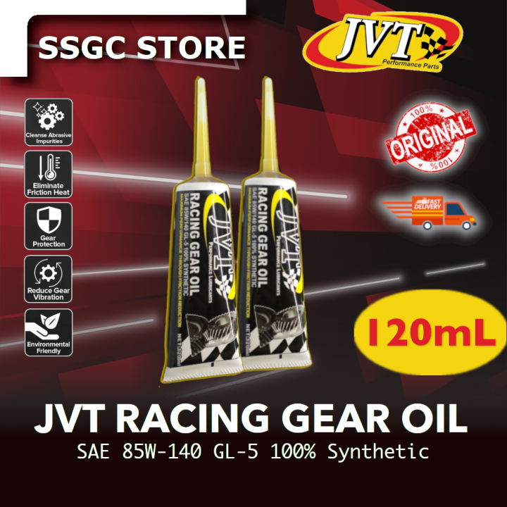 JVT Racing Gear Oil SAE 85W140 GL5 100 SYNTHETIC 120mL Lazada PH
