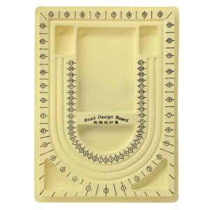 Flocked Bead Board Bracelet Beading Organizer Making Tray Workbench Size Measuring Plate Craft Tool Accessories
