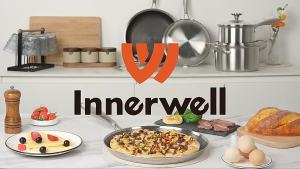 Innerwell Non-Stick Crepe pan Grill/Griddle pan 28CM 430 Snless Steel Kuali Honey Comb Screen Pan No Coating Frying pan Compatible with All Cooktops