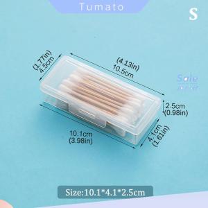 Tumato กล่องยาแบบพกพาสำหรับเดินทางกล่องใส่สำลีกล่องใส่เครื่องประดับไหมขัดฟันกันฝุ่นกล่องเครื่องประดับ