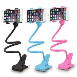 LAZYPOD stand holder dudukan pegangan bracket HP Fleksibel selfi live jepit meja kursi lazy pod