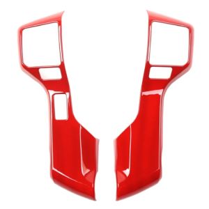 Cornerr JeCar ABS Car stickers for Tundra 2014 up Steering wheel Decoration Cover Stickers for 4Runner 2010 up Auto Accessores 3H4K8