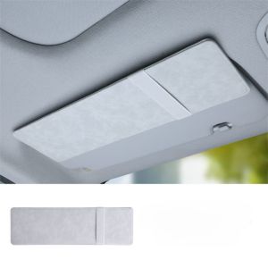 MOQIA Anti Glare Car Sun Visor Universal Eye Protection Windshield Sun Cover Durable Glasses Holder Sun Visor Extender Truck Auto Accessories