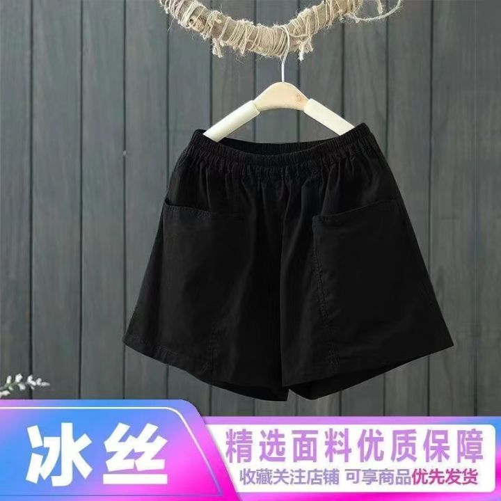 Cotton Linen Shorts for Women New Summer Plus Size Casual Korean Style  Ladies Bottoms Loose High Waist Wide-leg Short Pants