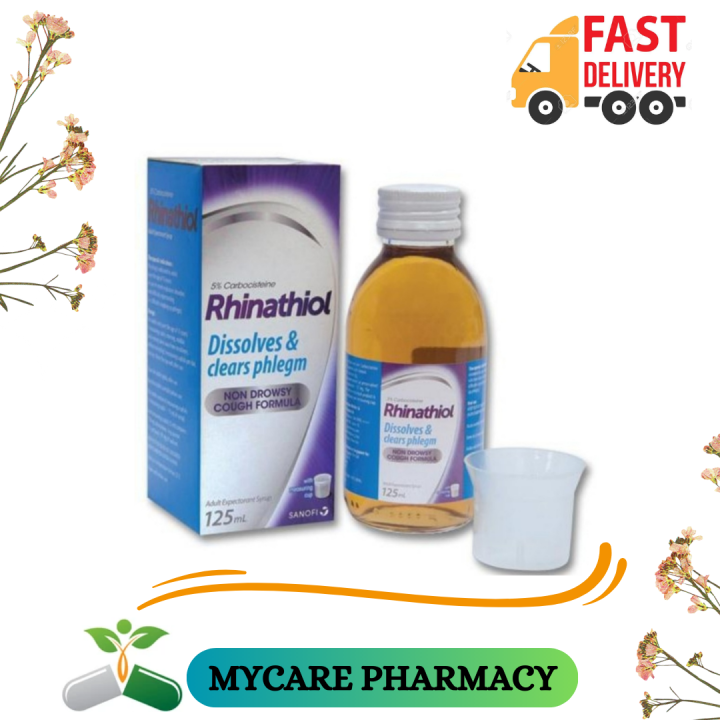 Rhinathiol Adult Cough Syrup 125ml Lazada