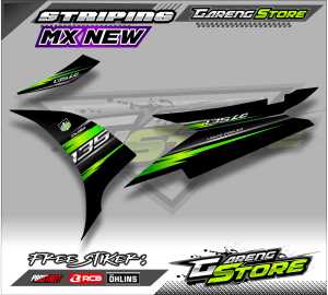 STRIPING VARIASI MOTOR YAMAHA JUPITER MX 135 NEW / STICKER LIST YAMAHA JUPITER MX 135 BARU