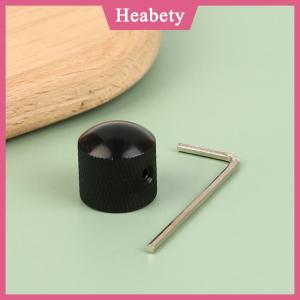 Heabety 1PC kim loại điện Bass Guitar giai điệu âm lượng núm chiết Hat Cap Guitar bộ phận Push Knob với lỗ Guitar phụ kiện