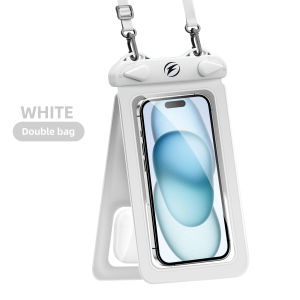 Fonken Móc Đôi không thấm nước đôi túi điện thoại túi không thấm nước Túi đi bơi dưới nước IPX8 điện thoại chống nước trường hợp