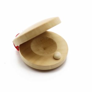 Amazthing 5.5cm Wooden Castanet/Kastanet 1pc Musical Toys Percussion Instrument 木制响板