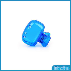 R.E. กล่องเก็บหัวแปรงสีฟัน พกพาและกะทัดรัด ใส กันฝุ่น กล่องเก็บหัวแปรงสีฟันกันน้ํา Toothbrush Head Clip