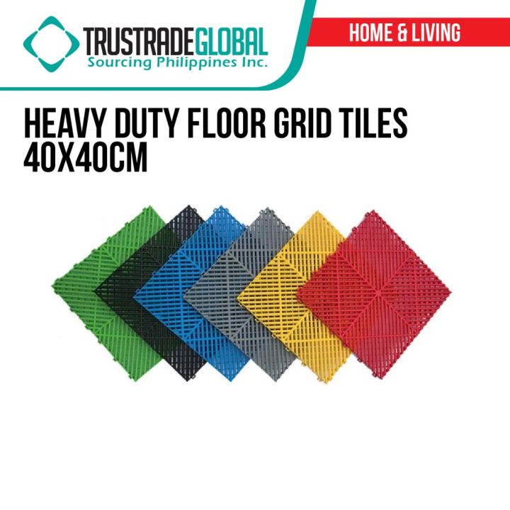 Heavy Duty Floor Grid Tiles 40x40cm High Quality Plastic PP