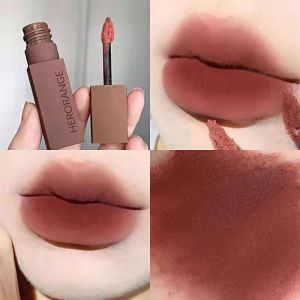 HERORANGE Lip Mud Matte Long-Lasting Velvet Lip Gloss Lipstick Waterproof Moisturizing Smooth Long Lasting Liptint 24 hours Lip Gloss Non-stick Cup Makeup