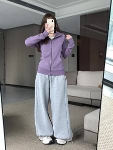 จัดส่งจากประเทศจีน [BIN] แจ็คเก็ตเสื้อคาร์ดิแกนทรงเข้ารูปสำหรับผู้หญิงสำหรับฤดูใบไม้ผลิและฤดูใบไม้ร่วง 2024 ฤดูใบไม้ร่วงต้นใหม่ chic ท็อปซิปเอวสำหรับโยคะกีฬา