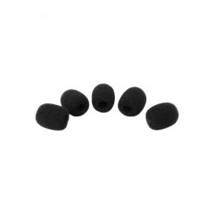 5Pieces Black Sponge Washable Covers Condenser Microphone Soft and Thick Sponge Protectors 4mm Opening Covers