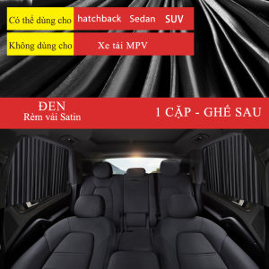 Rèm vải che xe ô tô Bộ 4 rèm cửa cánh ô tô Combo rèm xe hơi Rèm vải cách nhiệt ô tô Rèm che nắng gắn nam châm
