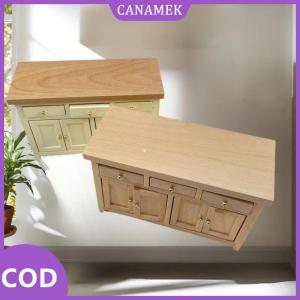 CANAMEK✨ 1 cái tủ nhà búp bê quy mô 1 12 phòng khách thu nhỏ Nhà búp bê Bạch Dương Tủ lưu trữ mô phỏng Phụ kiện tự làm