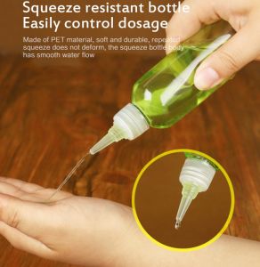 5Ml/10Ml/20Ml/30Ml/50Ml/60Ml/80Ml/100MlPlastic หยอดหยดบีบขวดกาวหมึกภาชนะเปล่าขวดการจัดงานแยกขวด1Pcs