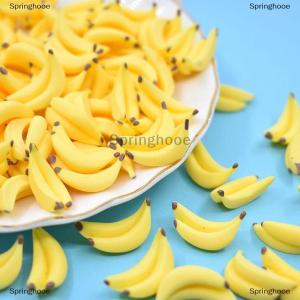 [COD] Springhooe JiaShuo Baby 10Pcs 1:12 Dollhouse Miniature Fruit Banana Dolls House Food Accessories Toys