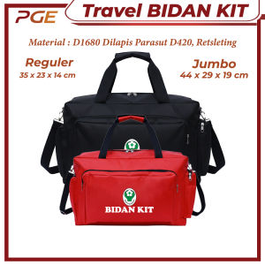 Bidan Kit Jumbo Travel Medical Kit Bag Tas Perlengkapan Medis Emergency Kit P3K SAR First Aid Tas
